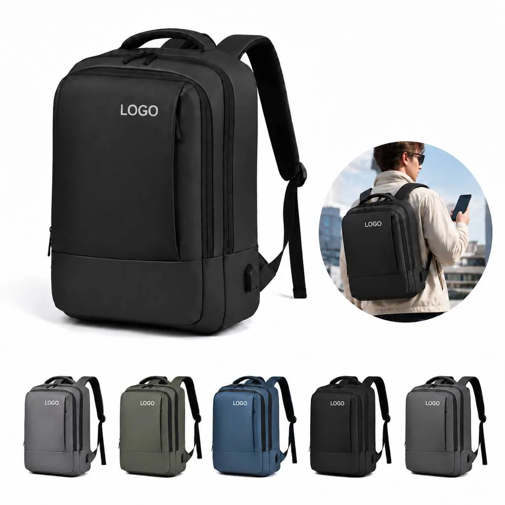 Water-Resistant Business Laptop Backpack for Commuting