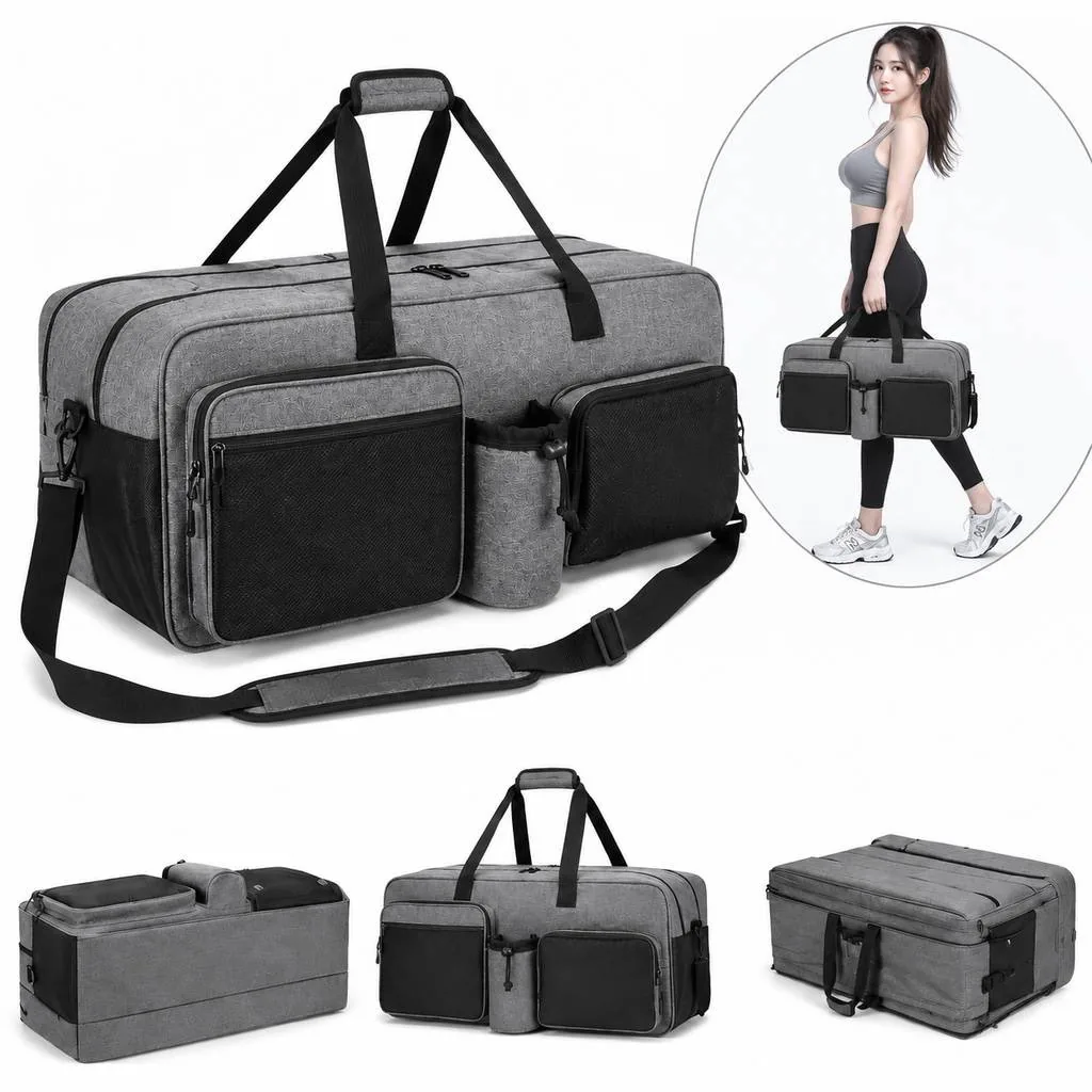 7 Racket Tennis Bag with Water-Resistant Fabric 2