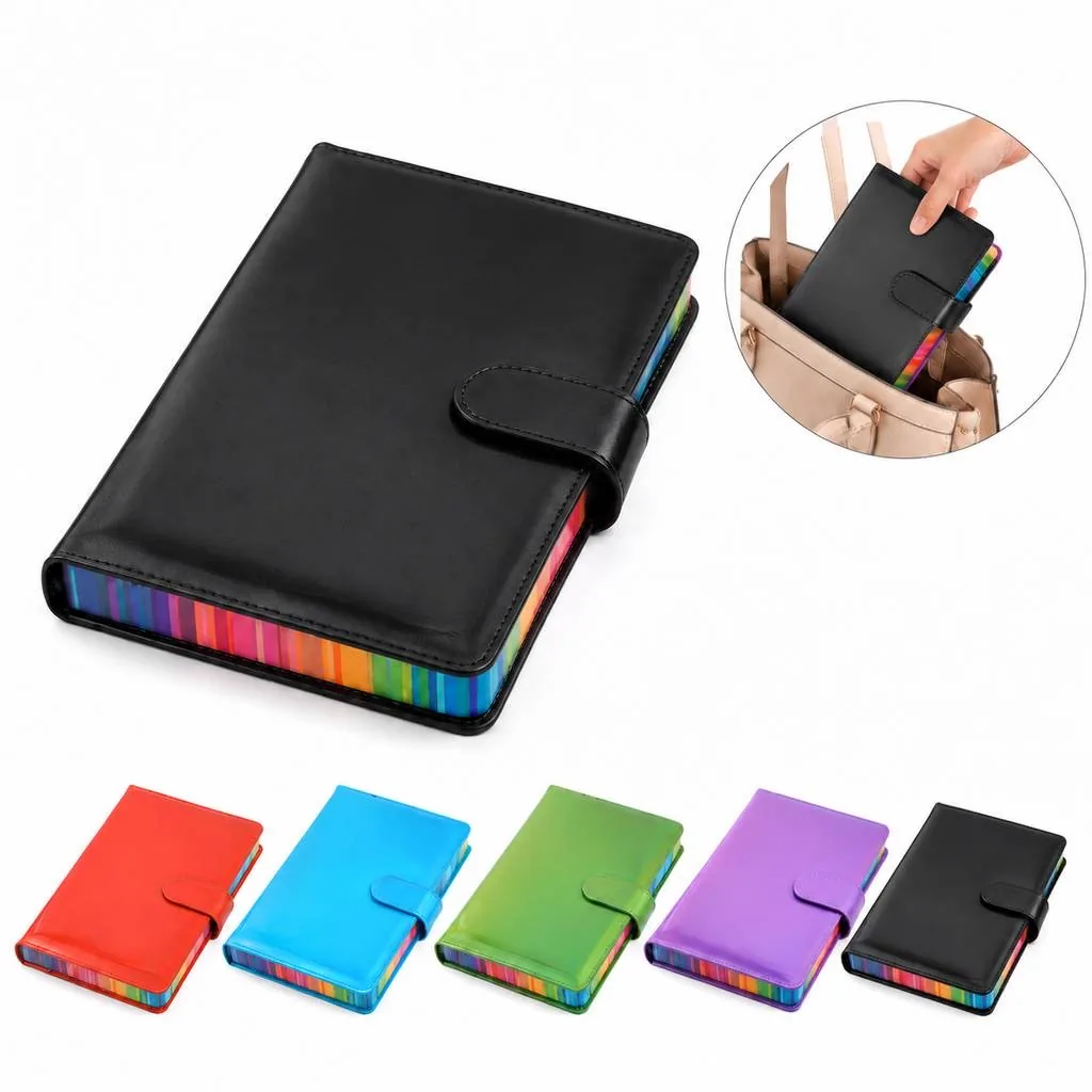 Colorful Edge Thick Leather A5 Notebook for Writing 2