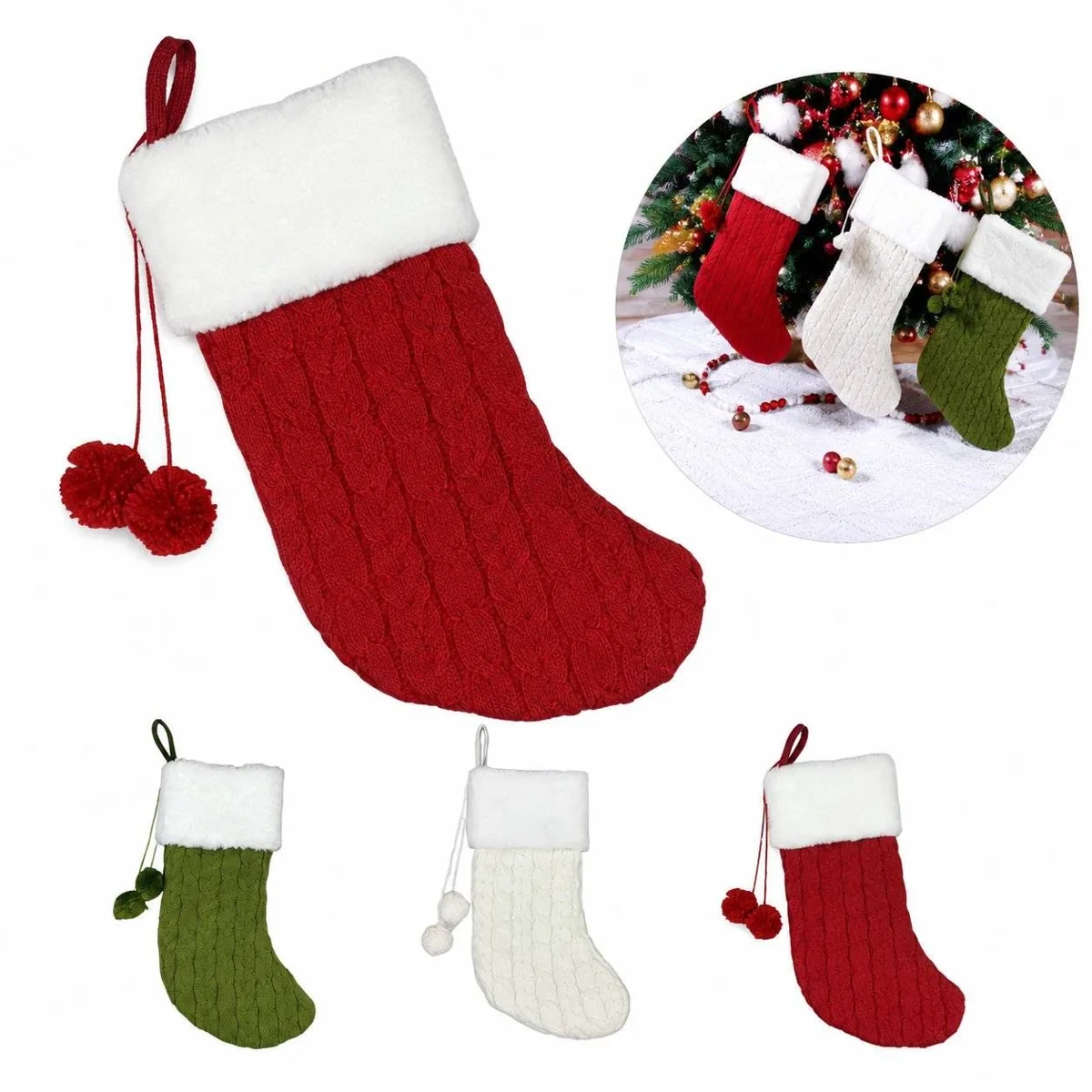 Warm Knit Winter Holiday Socks for Cozy Indoor Wear 2