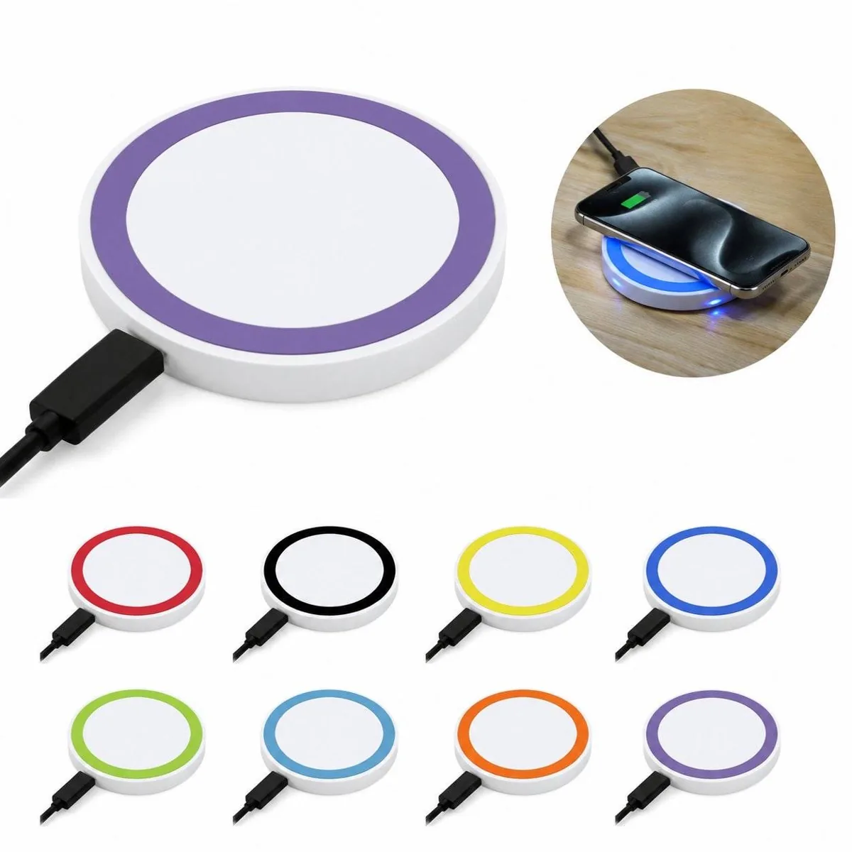 Qi Wireless Charging Pad with Non-Slip Base 2