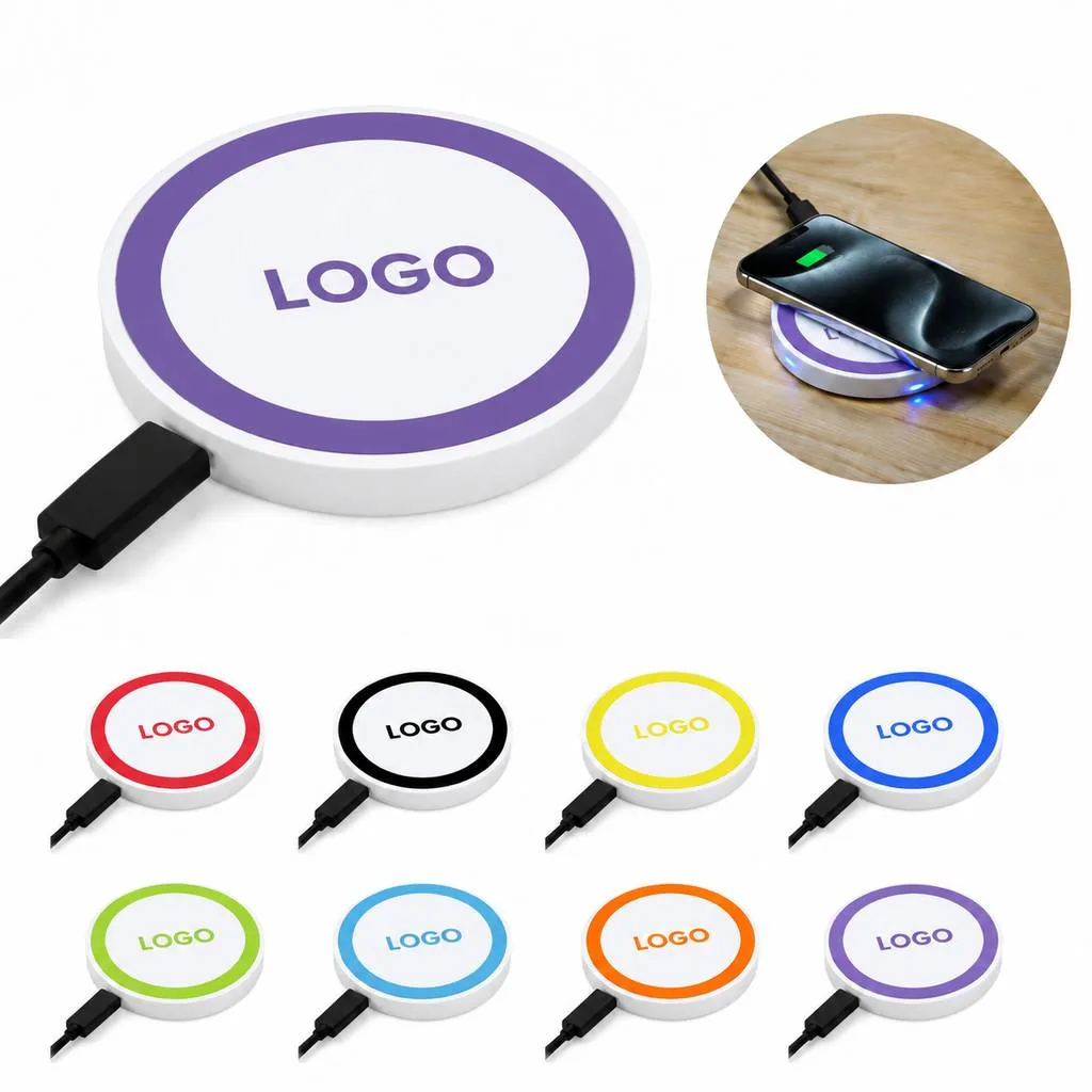 Qi Wireless Charging Pad with Non-Slip Base