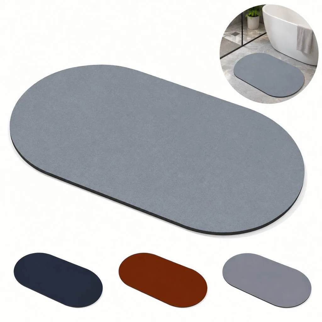 Non-Slip Quick-Dry Bath Mat with Soft Cushion 2