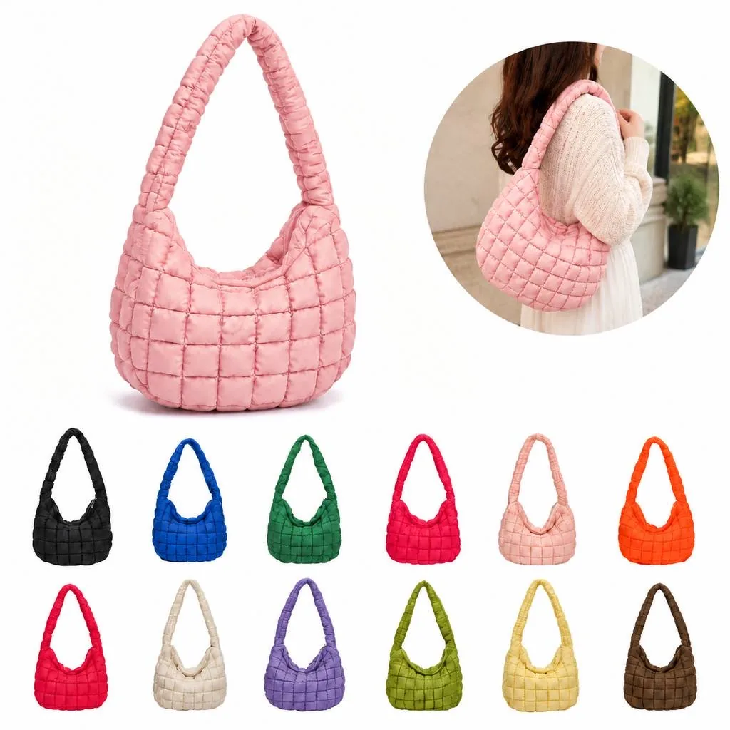 Checkered Underarm Shoulder Bag for Everyday Carry 2