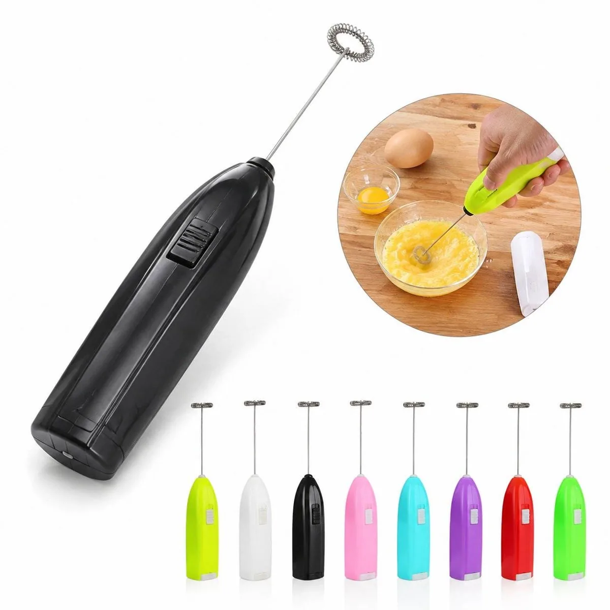 Compact Electric Handheld Egg Whisk Mixer for Kitchen 2