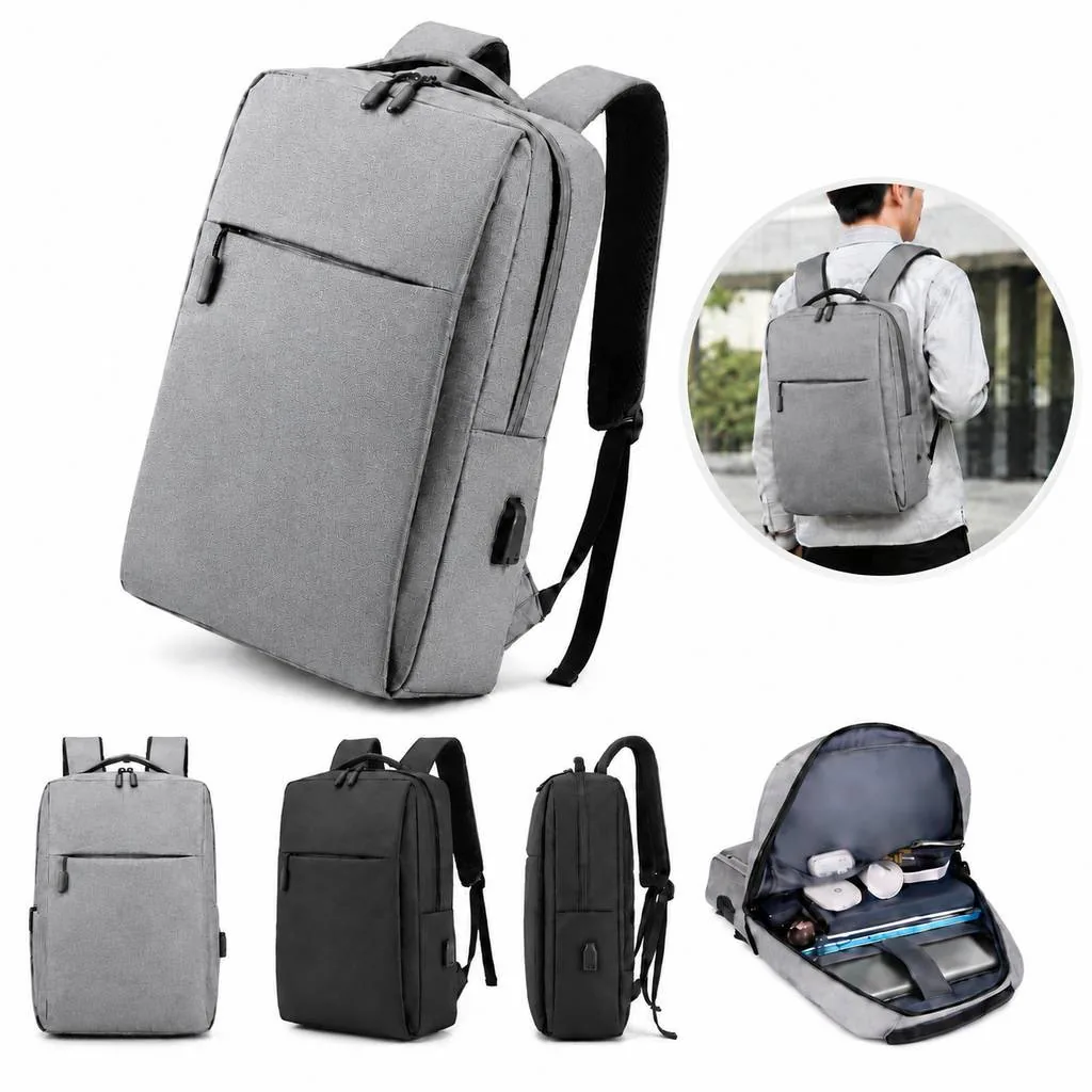 Men's Backpack with USB Charging Port for Commute 2