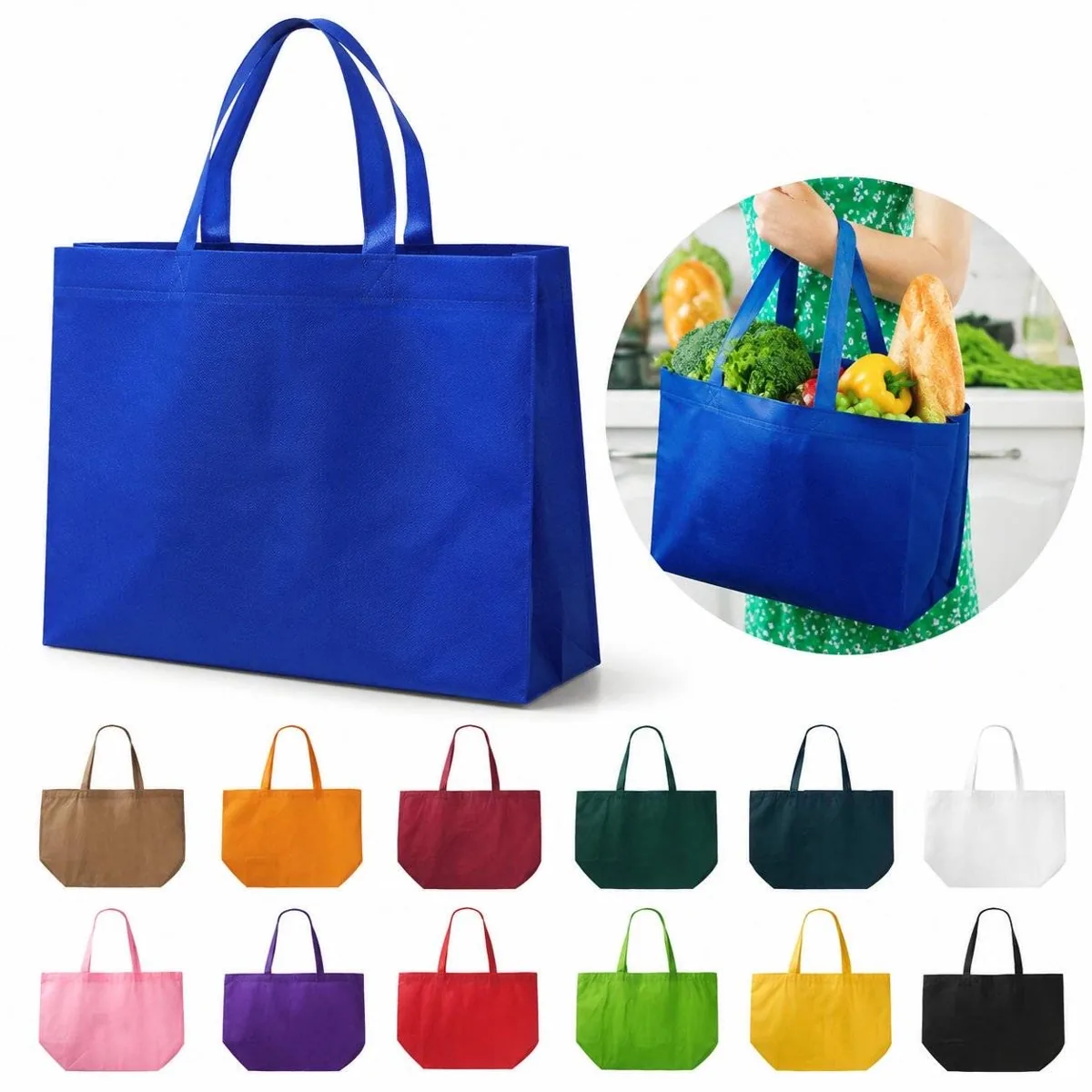 Reusable Foldable Polypropylene Shopping Tote 2