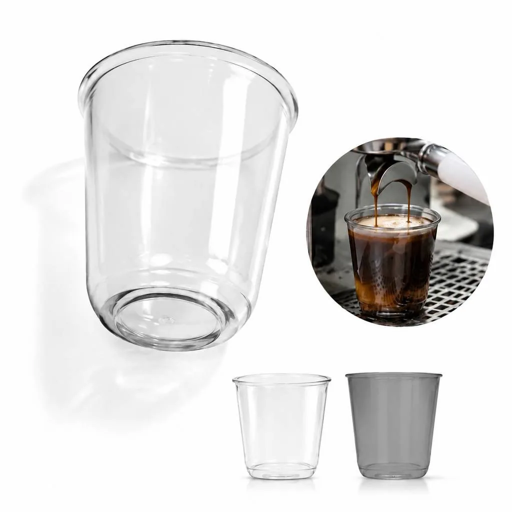 Clear PET Disposable Cups for Cold Drinks 2