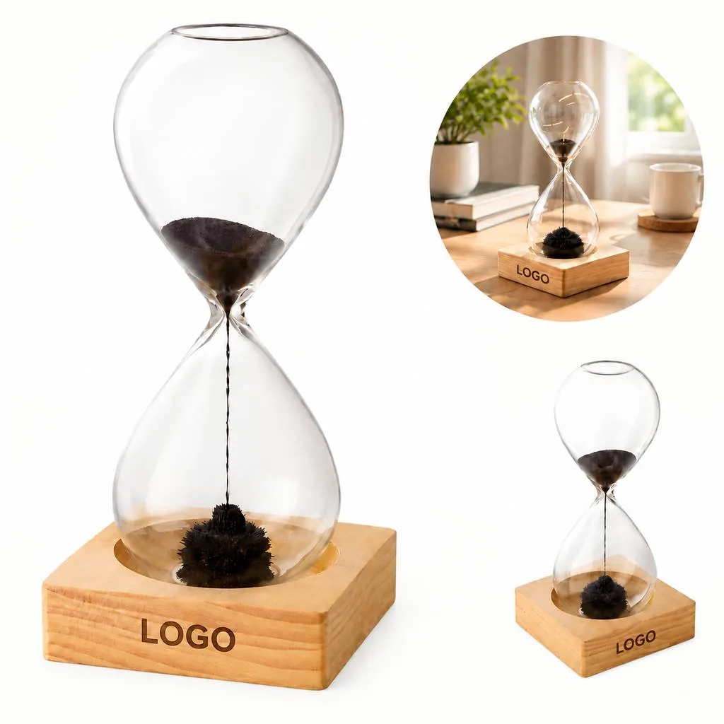 Magnetic Sand Clock for Metal Surfaces