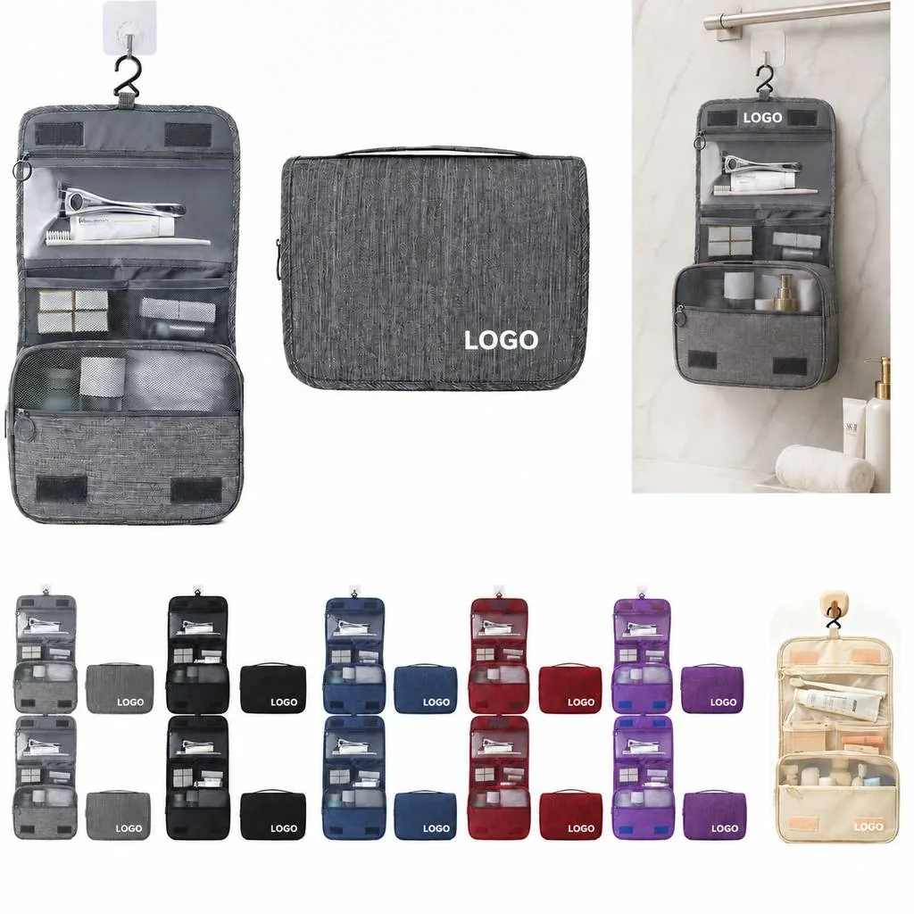 Portable Oxford Travel Toiletry Organizer Bag