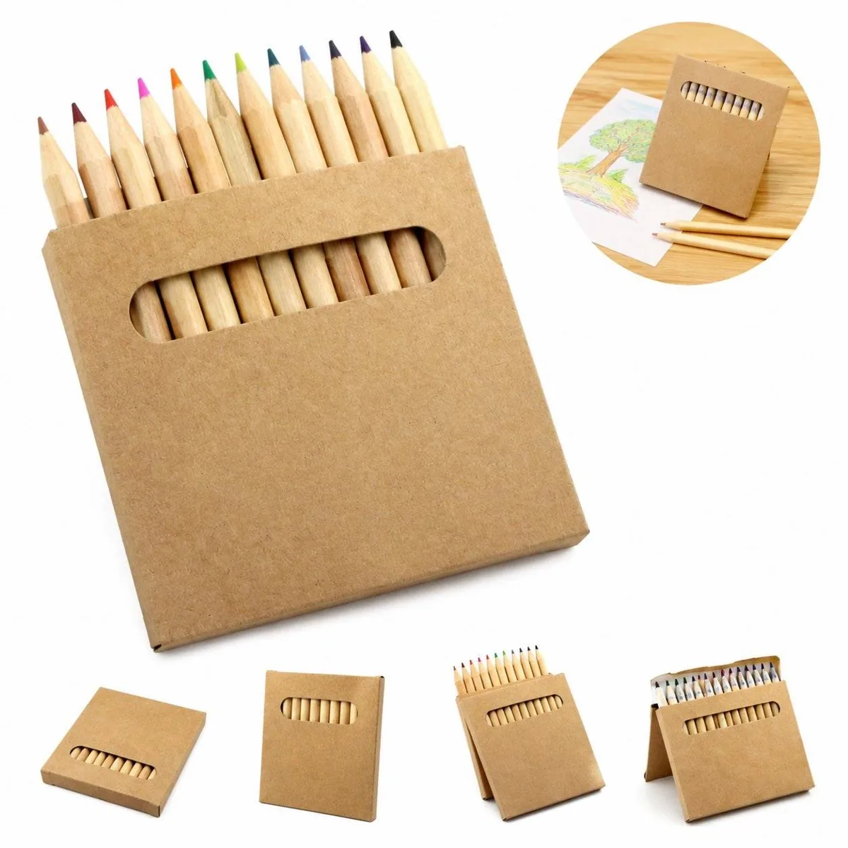 12-Color Pencil Set for Sketching and Coloring 2