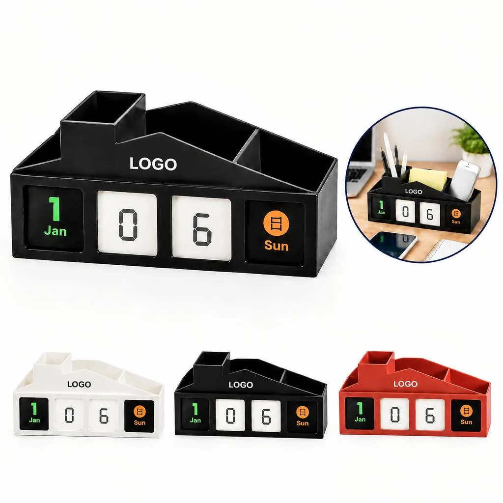 Multi Compartment PVC Desk Organizer for Office Supplies