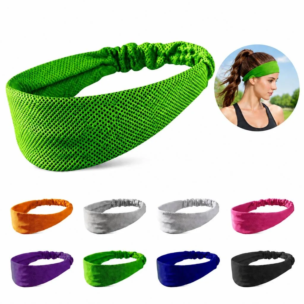 Sweat-Wicking Breathable Sports Headband for Workouts 2
