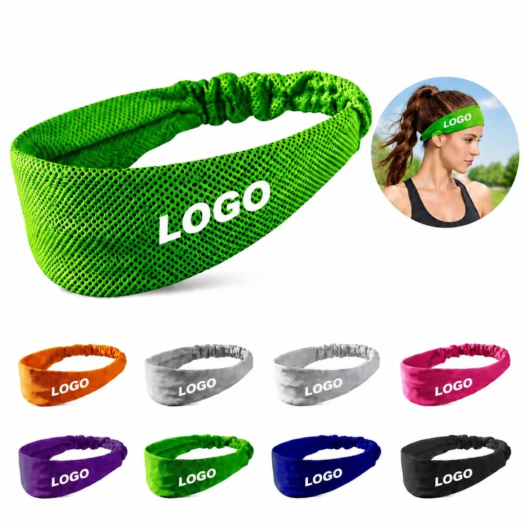 Sweat-Wicking Breathable Sports Headband for Workouts