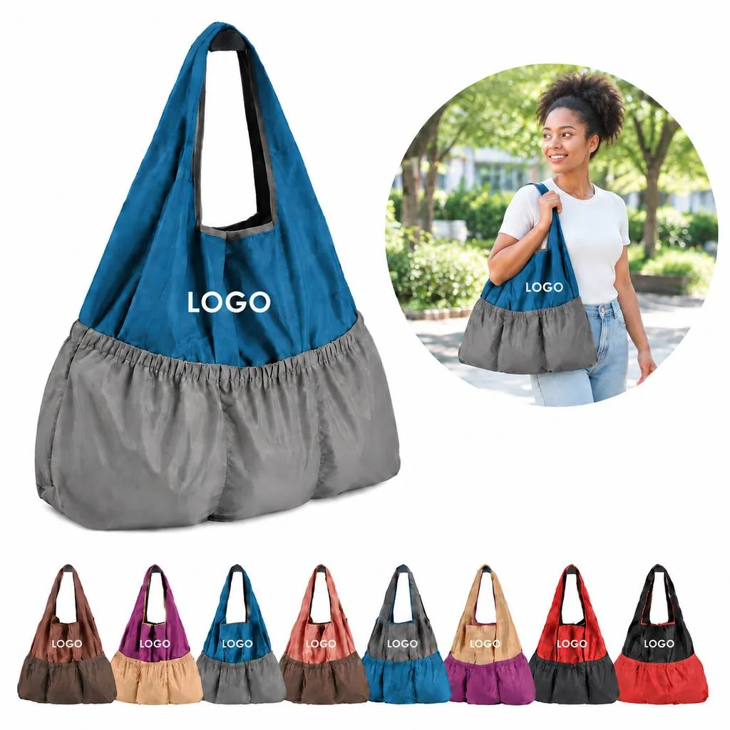 Reusable Compact Foldable Eco Shopping Tote Bag