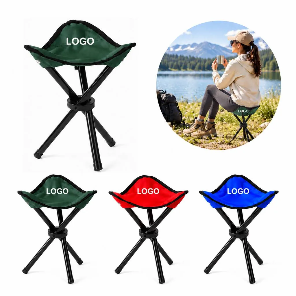 Portable Folding Camping Tripod Stool for Outdoor Seating