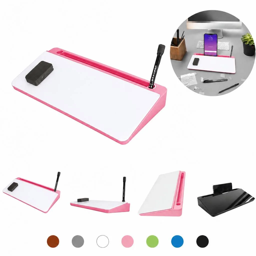 Clear Tempered Glass Dry-Erase Desktop Memo Board 2