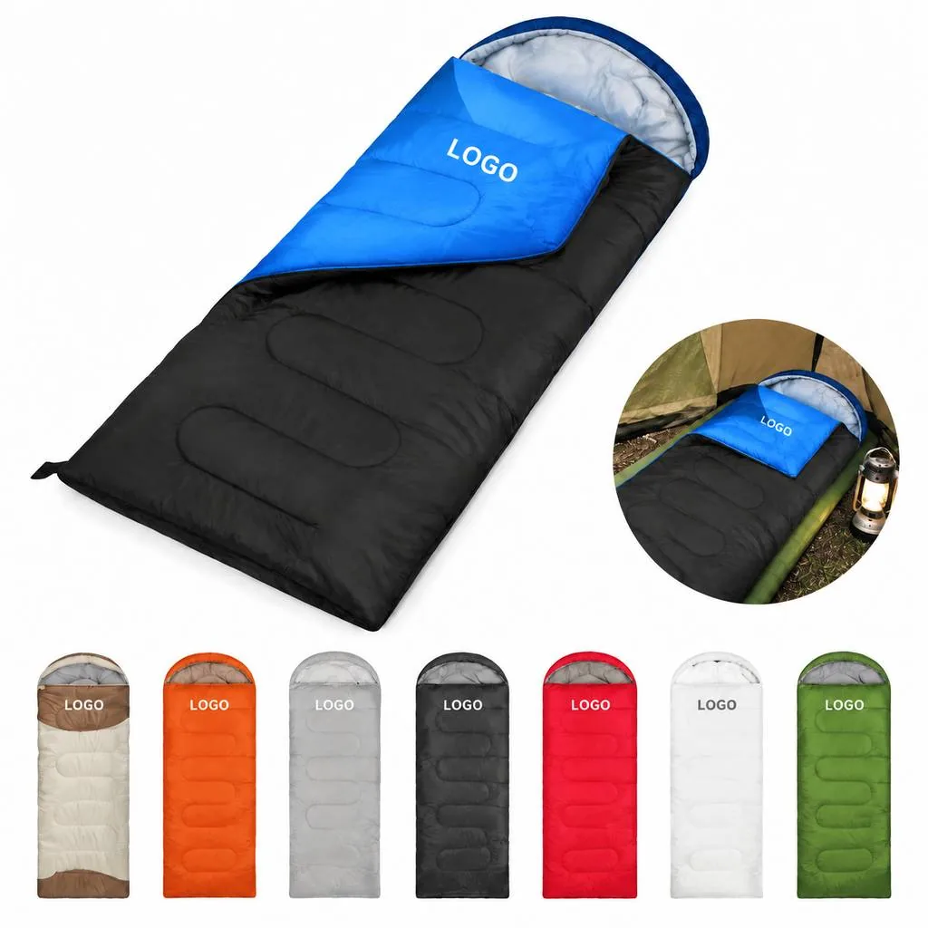 Winter Camping Insulated Sleeping Bag with Hood