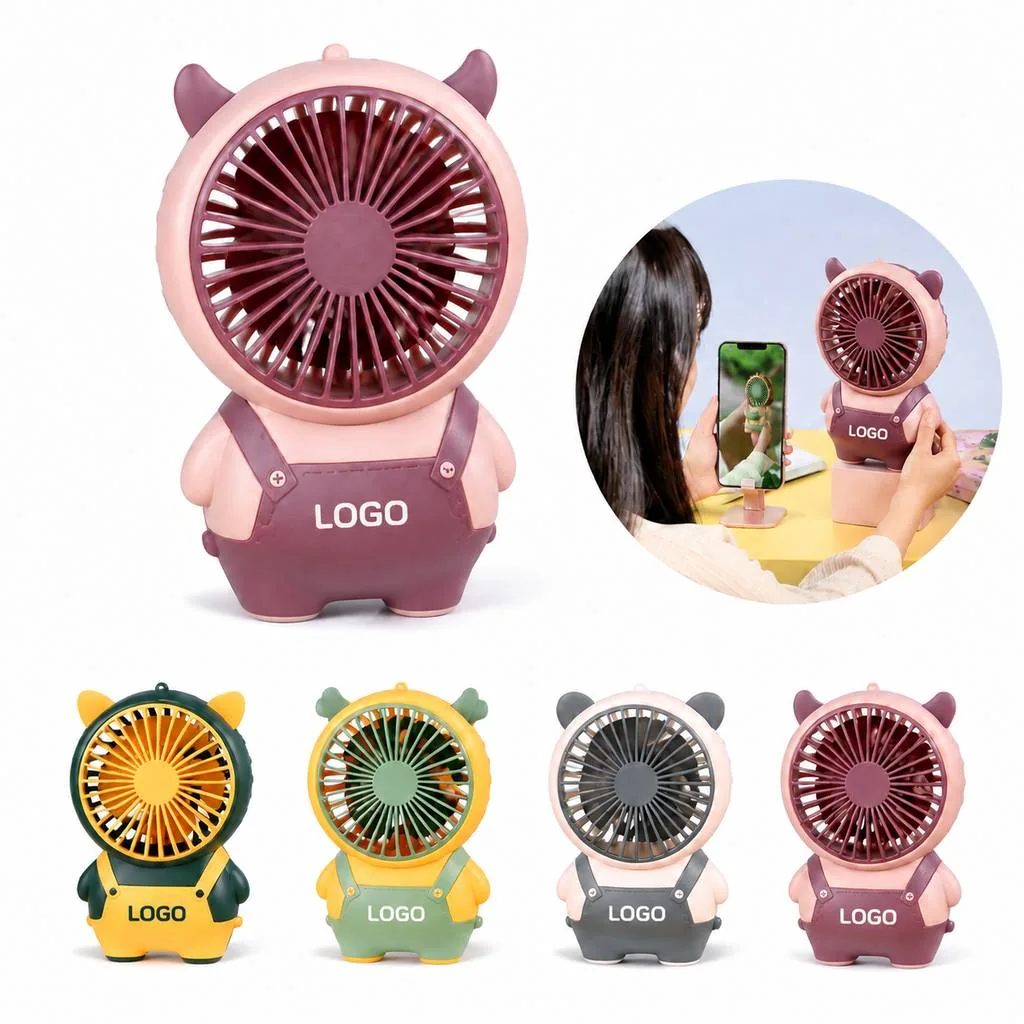Portable Mini Pocket Fan with USB Rechargeable Battery