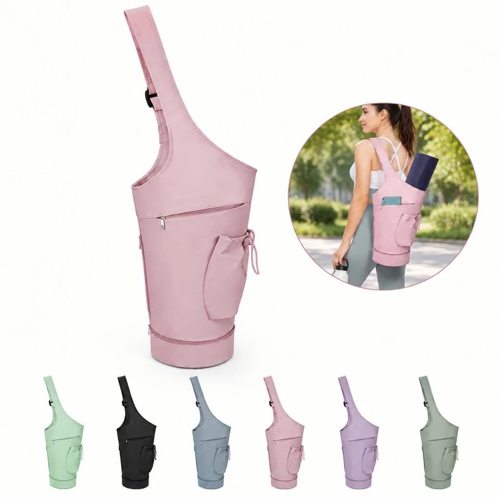 Compact Yoga Mat Carrier Bag with Adjustable Strap 2