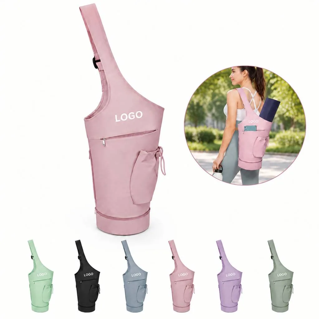 Compact Yoga Mat Carrier Bag with Adjustable Strap