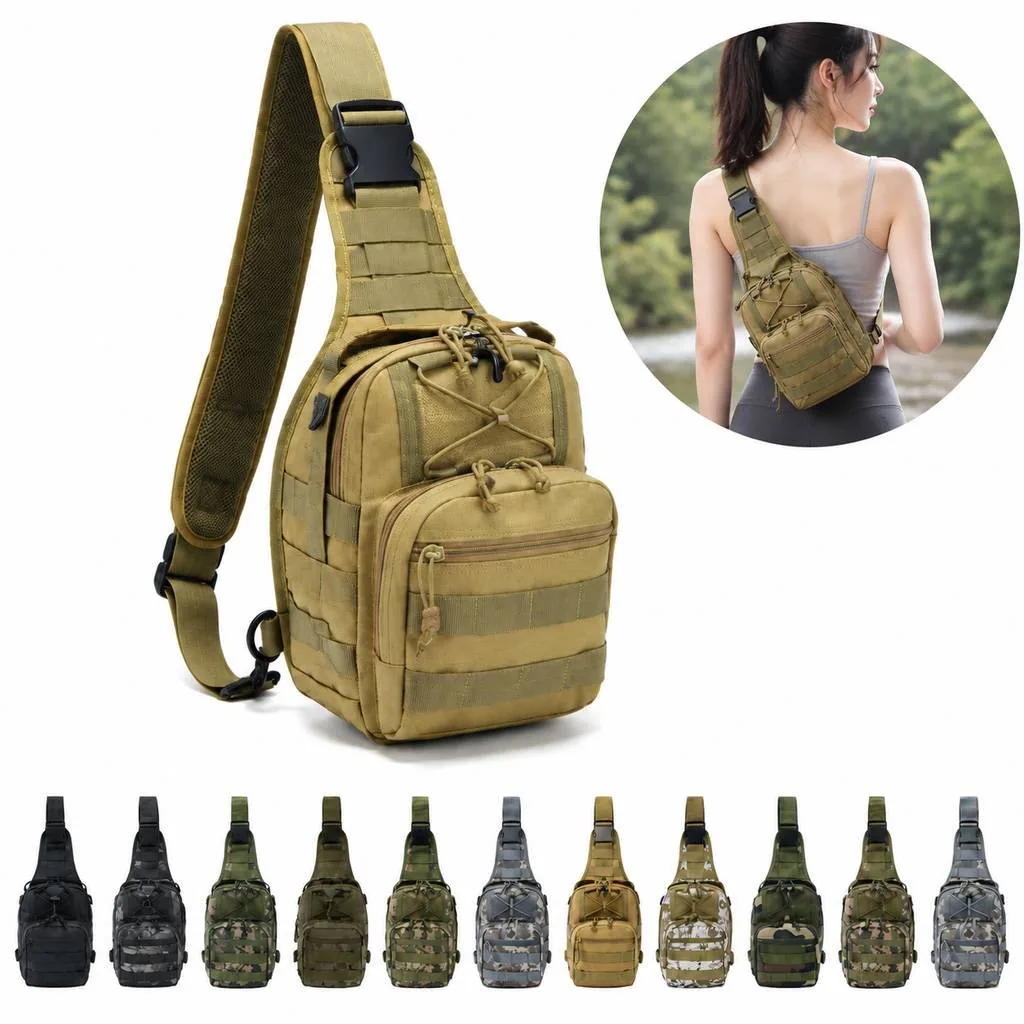 Water-Resistant Nylon Crossbody Sling Bag for Daily Use 2