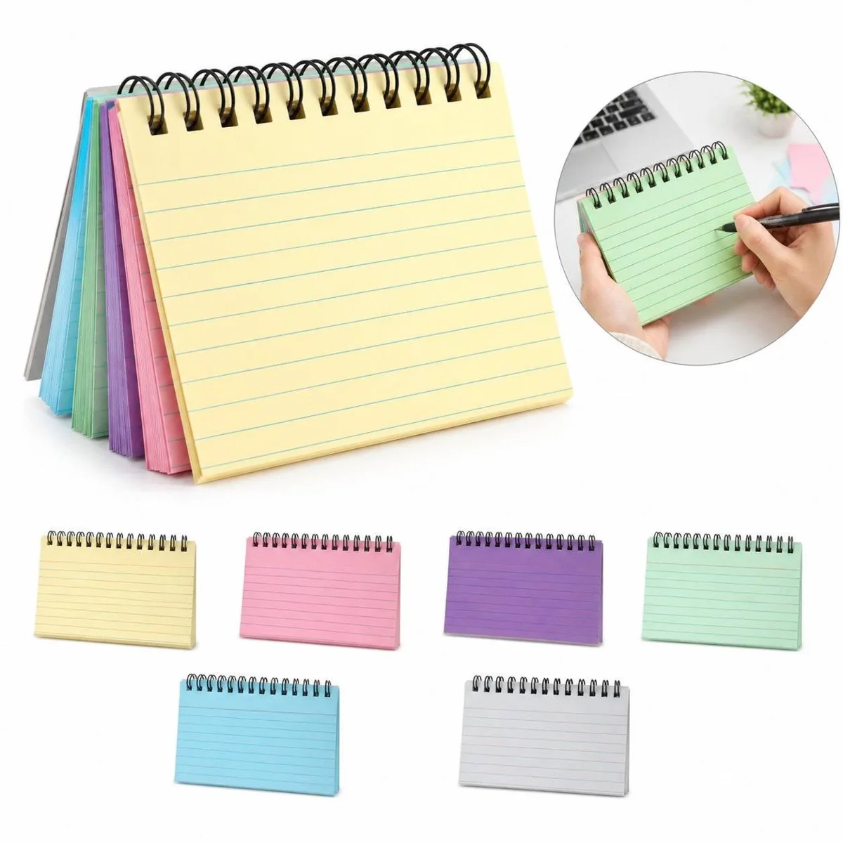 Colorful Cover Lined Notebook Journal for Writing and 2