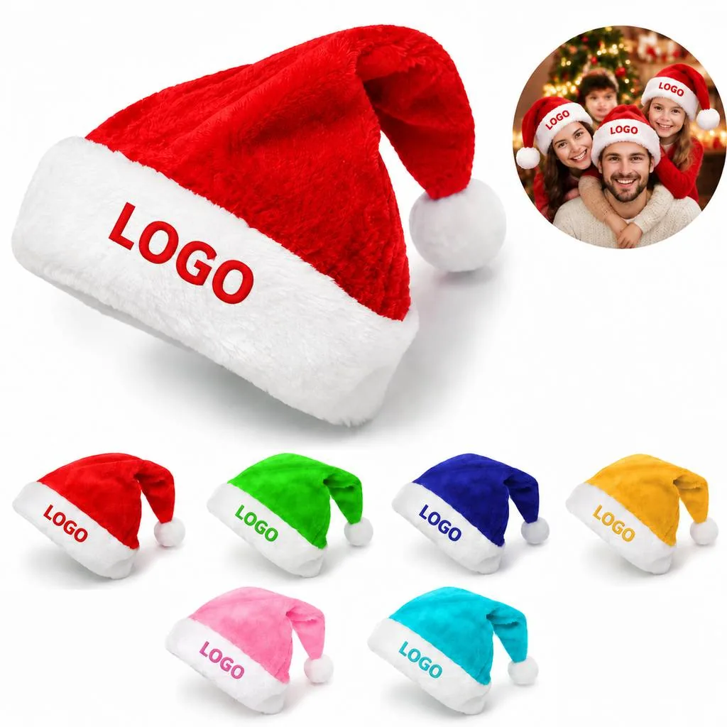 Festive Plush Winter Hat for Adults