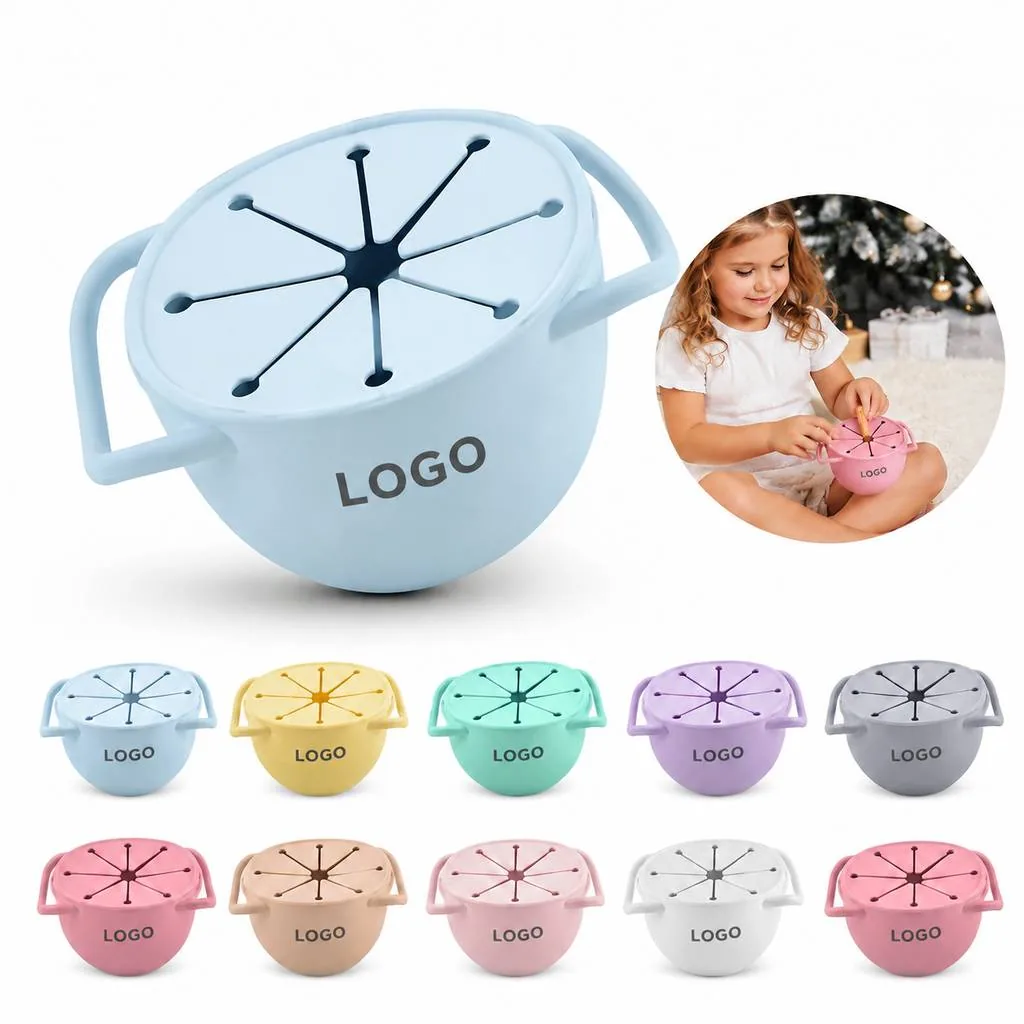 Silicone Snack Cup for Babies No-Spill Design