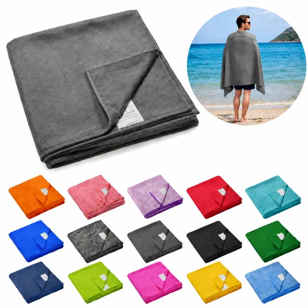 Quick-Dry Microfiber Beach Towel for Travel and Pool 2