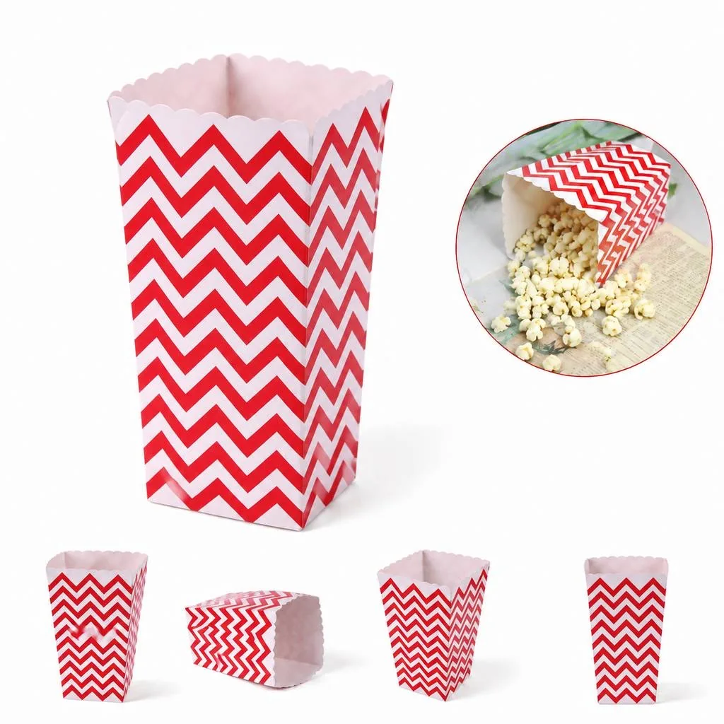Disposable Foldable Paper Popcorn Container 2