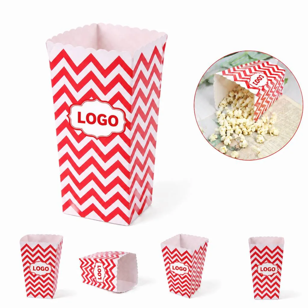 Disposable Foldable Paper Popcorn Container