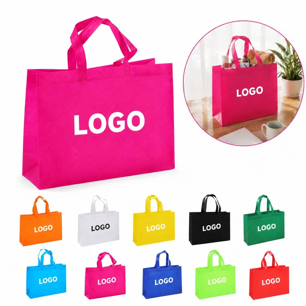 Customizable Spun-Bond Polypropylene Shopping Tote