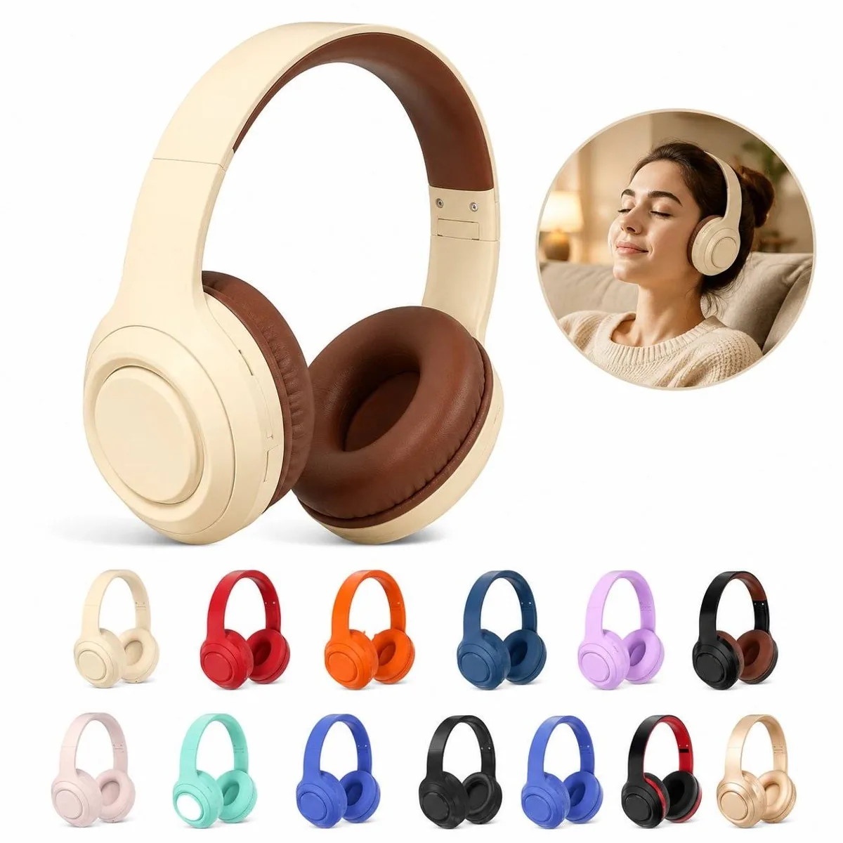 Active Noise Cancelling Over-Ear Bluetooth Headphones 2