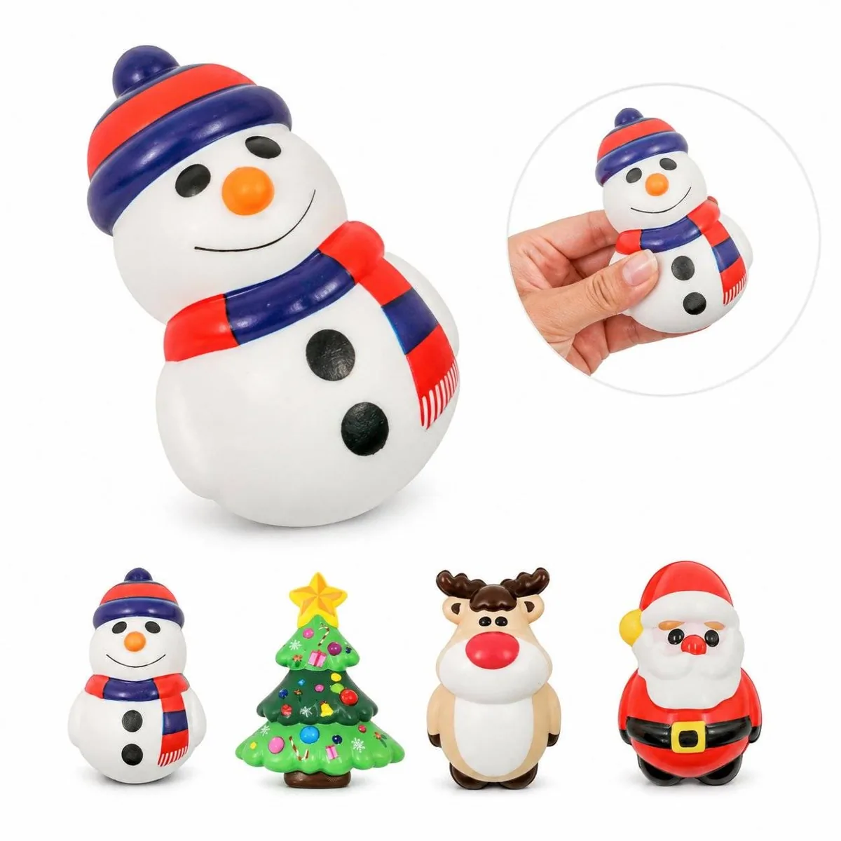 Christmas Holiday Squeezable Stress Relief Toys 2