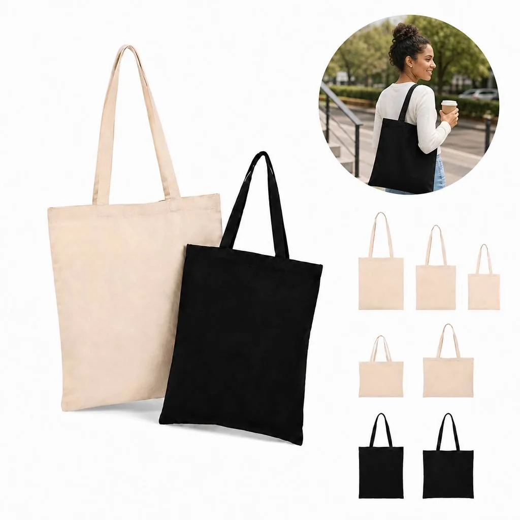 Personalized Cotton Canvas Tote Bags for Daily Use 2