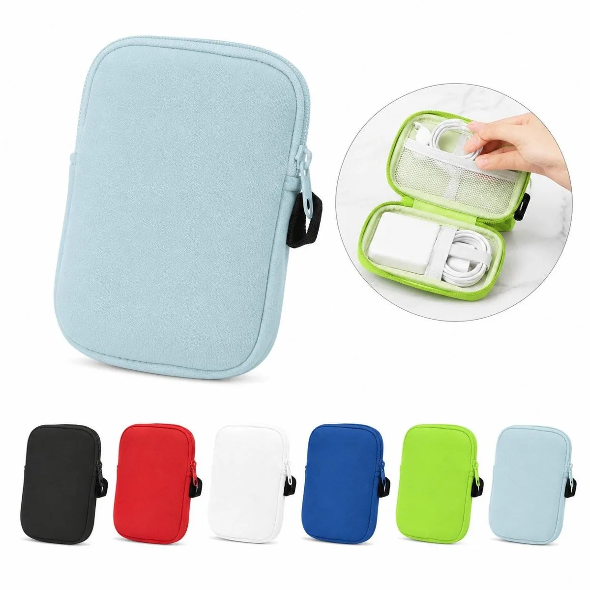 Compact Zippered Pouch for Tumbler and Bag 2