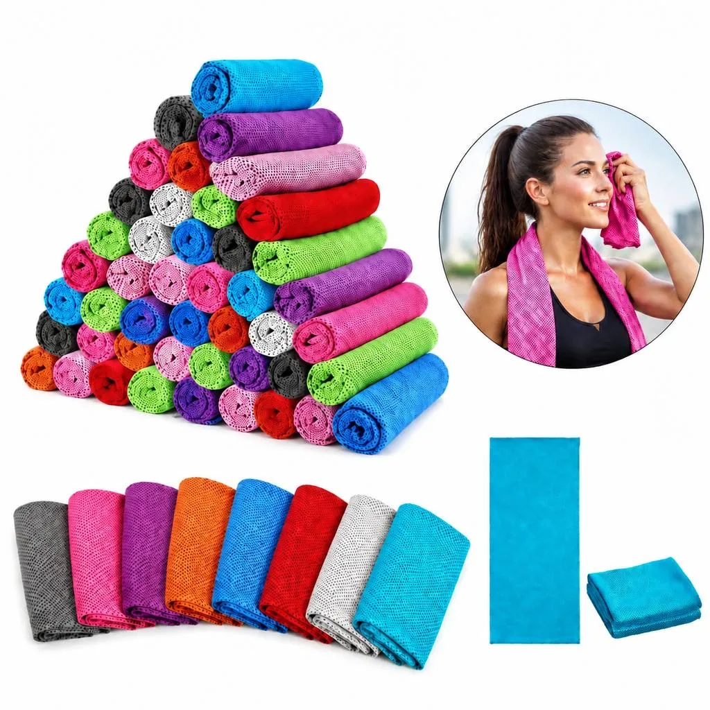Quick-Dry Moisture Wicking Sports Towel for Gym Yoga 2