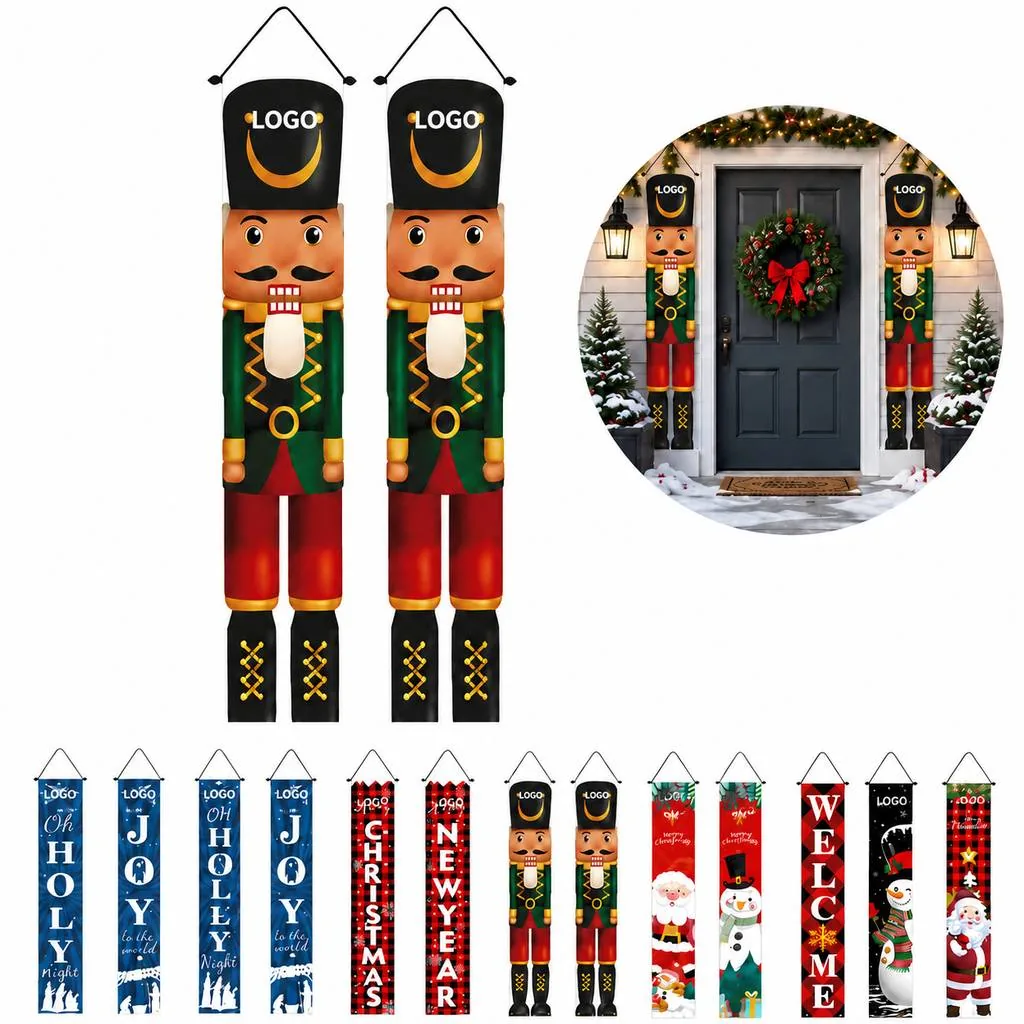Holiday Door Curtain Reusable Christmas Partition