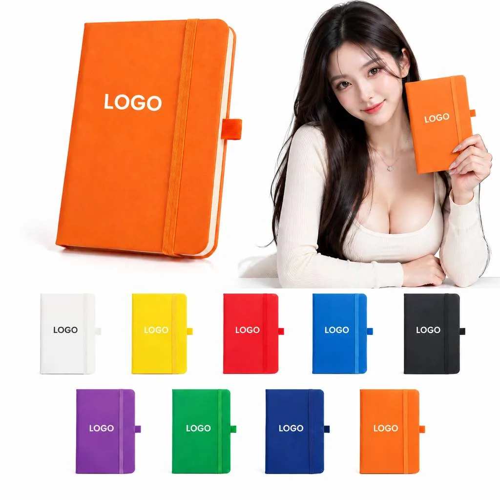 A5 Elastic Band Notebook with Durable Cover for Notes