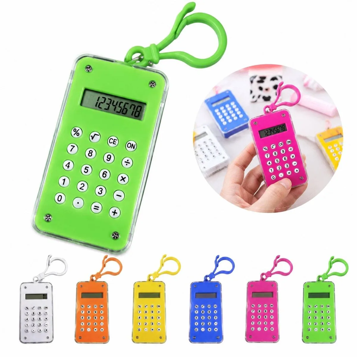 Mini Calculator Keychain with Labyrinth Puzzle 2