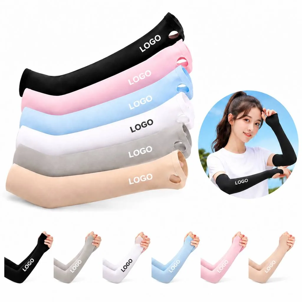 Breathable Cooling Arm Sleeves with UPF Sun Protection