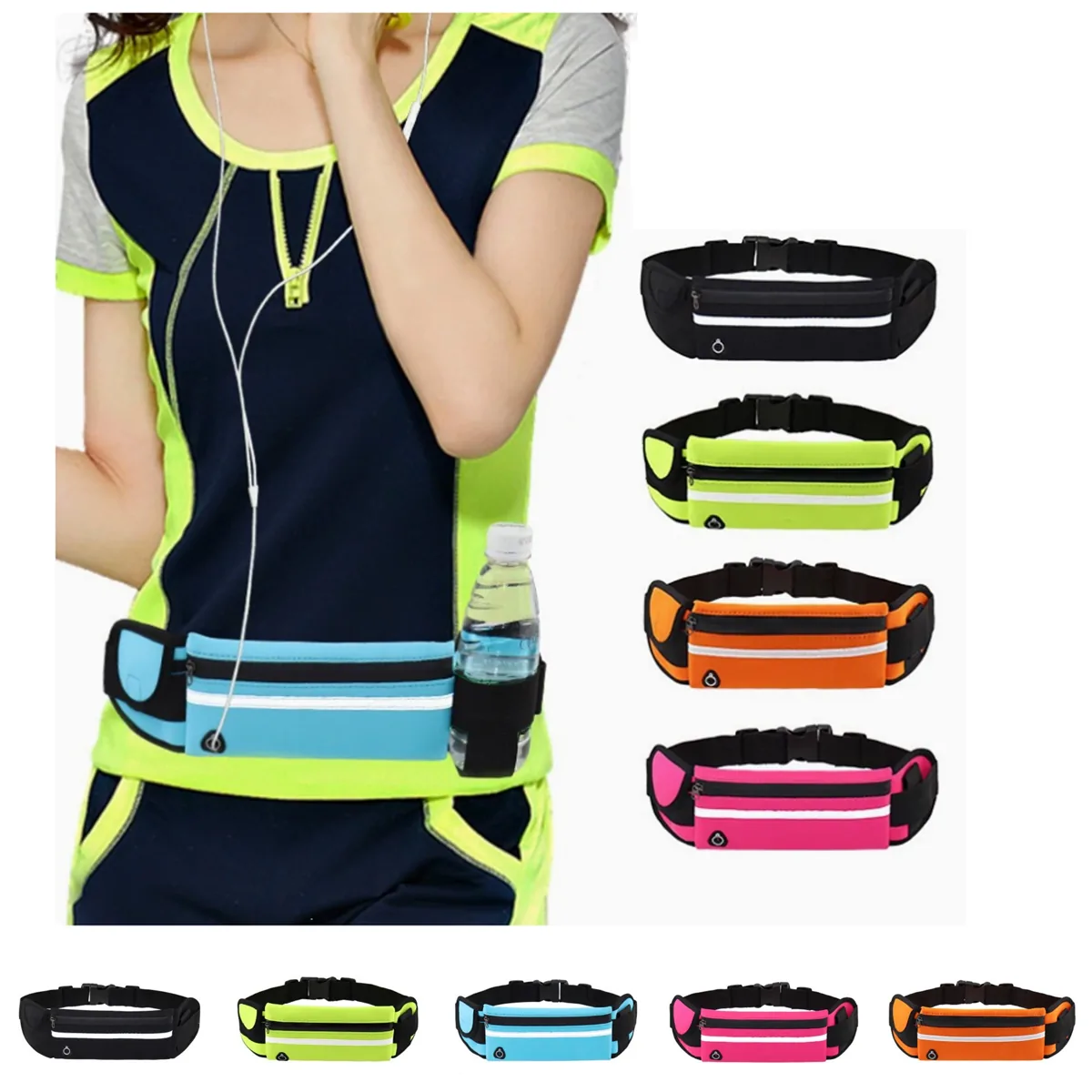 Adjustable Lightweight Waist Bag for Running 2