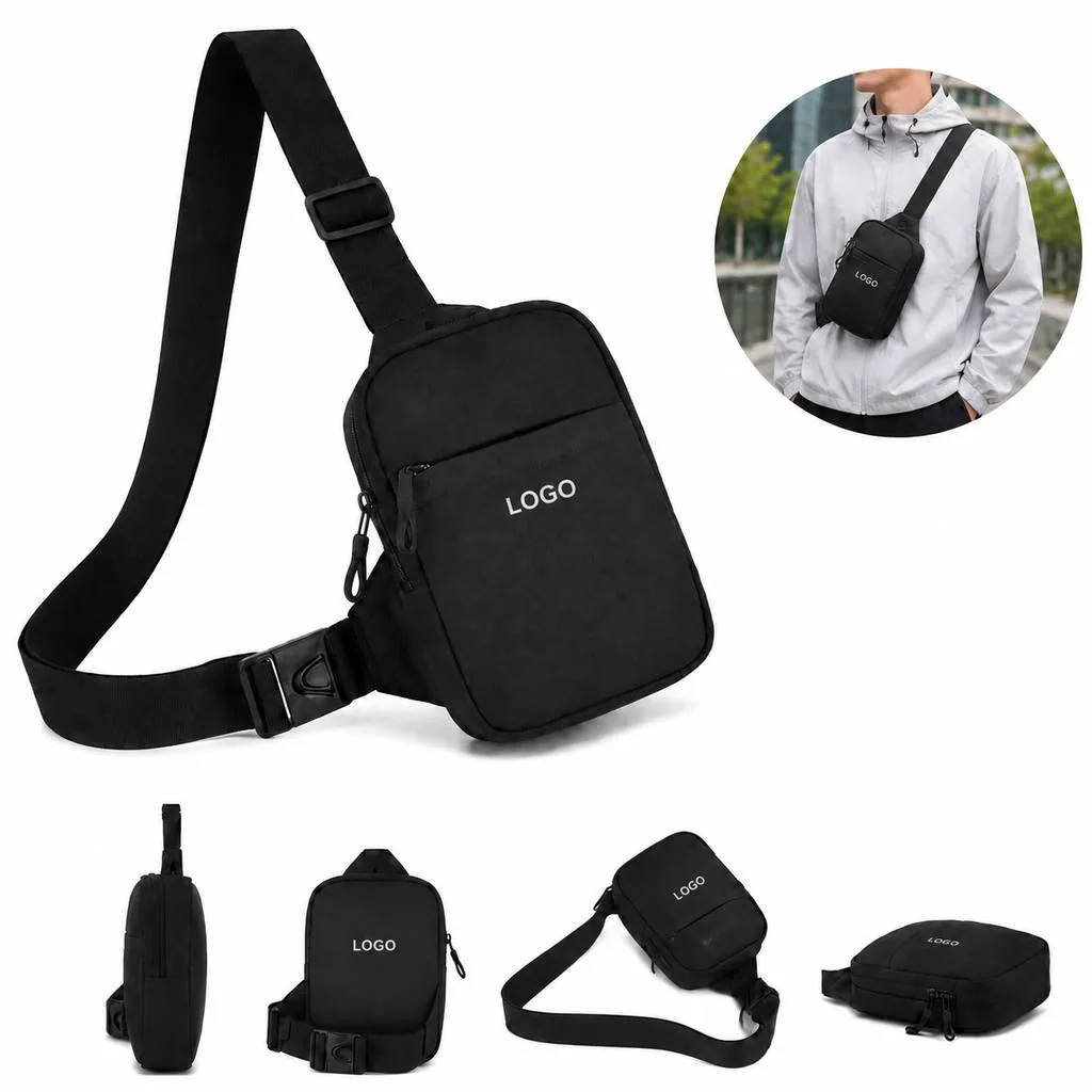 Water-Resistant Crossbody Sling Bag with Adjustable Strap