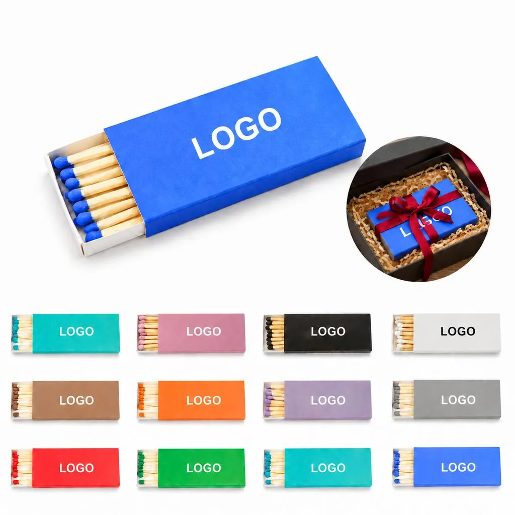 Personalized Retro Wooden Box for Matches and Trinkets