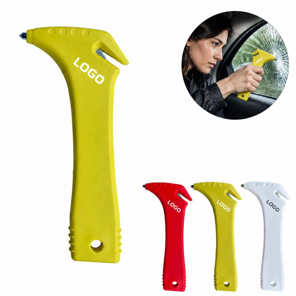 Car Window Breaker with Seatbelt Cutter