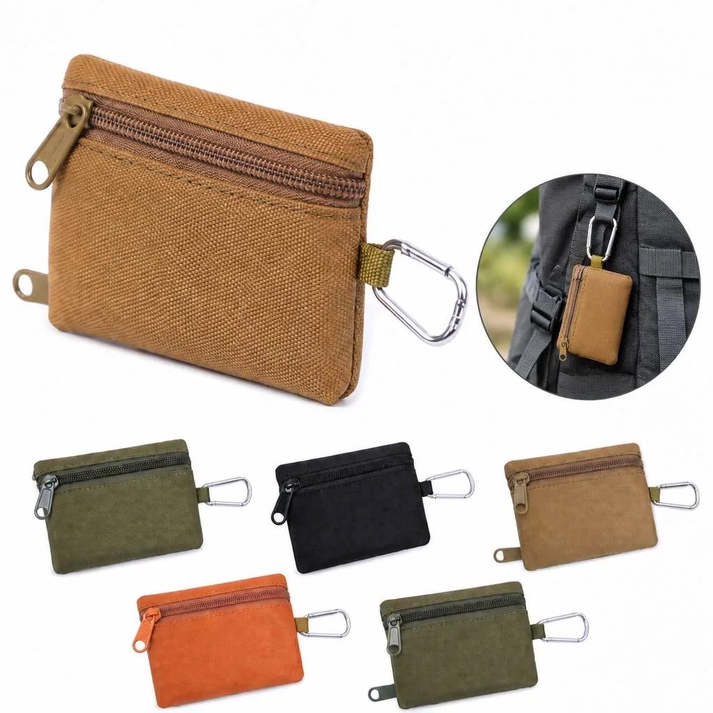 Nylon Utility Pouch with Hook for Belt or Backpack 2