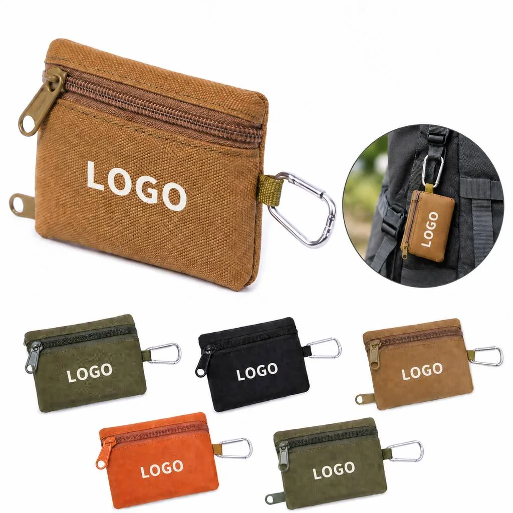 Nylon Utility Pouch with Hook for Belt or Backpack