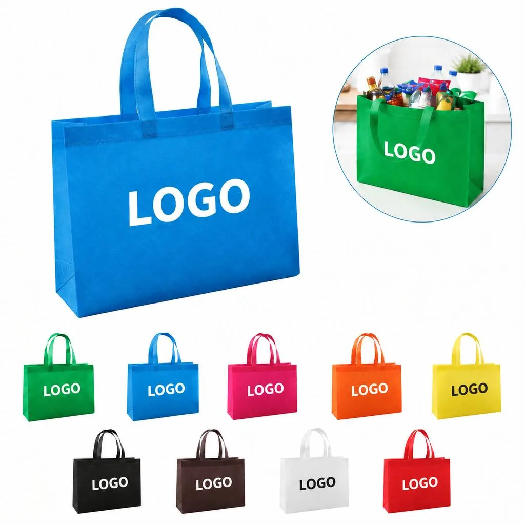 Reusable Spun-Bonded Polypropylene Shopping Tote Bag