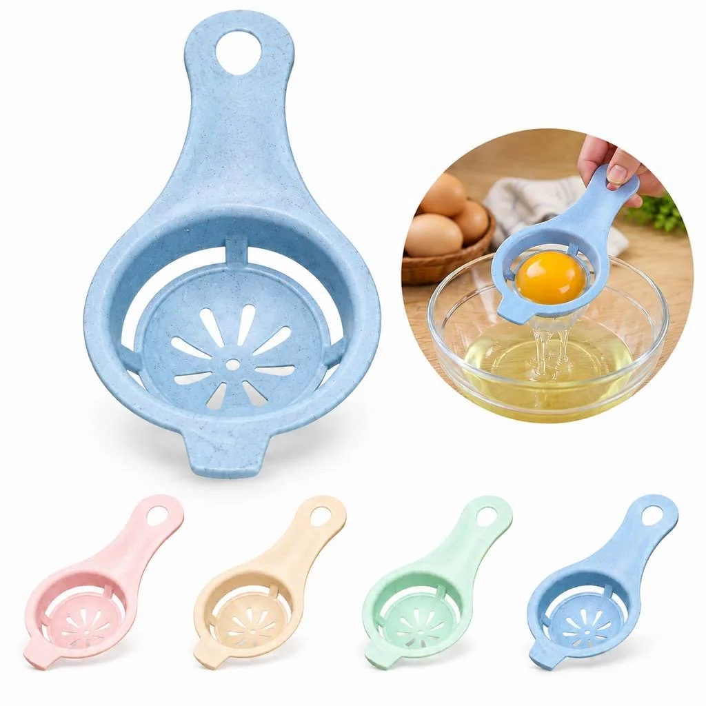 Egg Yolk White Separator Slotted Spoon Kitchen Tool 2